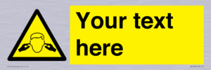 WV5189: Custom Noise Hazard Sign
