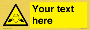WV5189: Custom Noise Hazard Sign