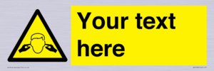 WV5189: Custom Noise Hazard Sign