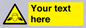 WV5189: Custom Noise Hazard Sign