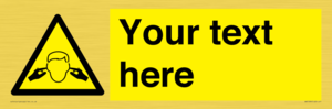 WV5189: Custom Noise Hazard Sign