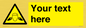 WV5189: Custom Noise Hazard Sign