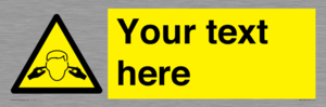 WV5189: Custom Noise Hazard Sign