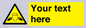 WV5189: Custom Noise Hazard Sign