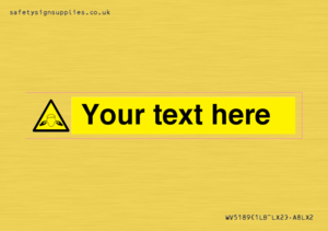 WV5189: Custom Noise Hazard Sign