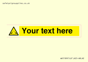 WV5189: Custom Noise Hazard Sign