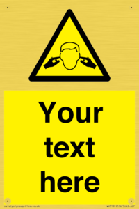 WV5189: Custom Noise Hazard Sign