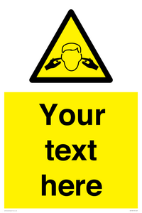WV5189: Custom Noise Hazard Sign