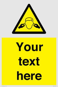 WV5189: Custom Noise Hazard Sign