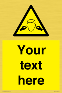 WV5189: Custom Noise Hazard Sign