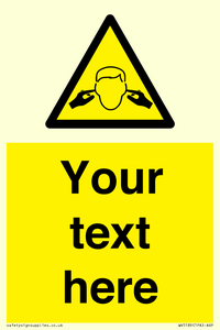 WV5189: Custom Noise Hazard Sign