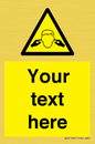 WV5189: Custom Noise Hazard Sign