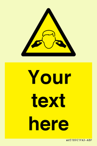 WV5189: Custom Noise Hazard Sign