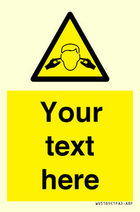 WV5189: Custom Noise Hazard Sign