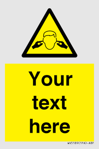 WV5189: Custom Noise Hazard Sign