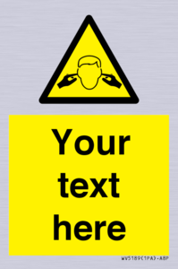 WV5189: Custom Noise Hazard Sign