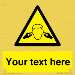 WV5189: Custom Noise Hazard Sign