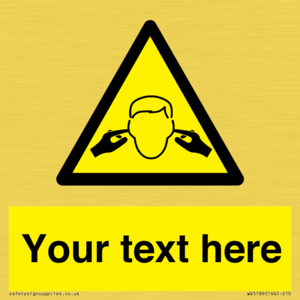 WV5189: Custom Noise Hazard Sign