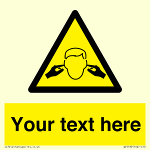 WV5189: Custom Noise Hazard Sign