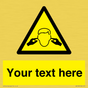 WV5189: Custom Noise Hazard Sign