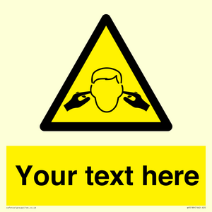 WV5189: Custom Noise Hazard Sign