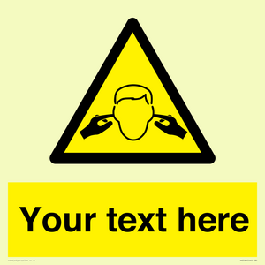 WV5189: Custom Noise Hazard Sign