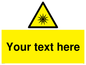 WV5190: Custom Optical Radiation Sign