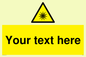 WV5190: Custom Optical Radiation Sign