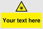 WV5190: Custom Optical Radiation Sign