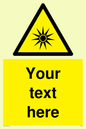WV5190: Custom Optical Radiation Sign