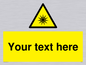 WV5190: Custom Optical Radiation Sign