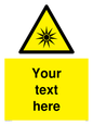 WV5190: Custom Optical Radiation Sign