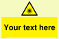 WV5190: Custom Optical Radiation Sign