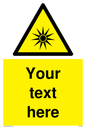 WV5190: Custom Optical Radiation Sign