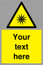 WV5190: Custom Optical Radiation Sign