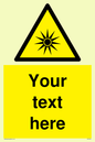 WV5190: Custom Optical Radiation Sign