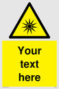 WV5190: Custom Optical Radiation Sign