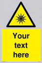 WV5190: Custom Optical Radiation Sign