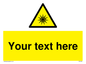 WV5190: Custom Optical Radiation Sign