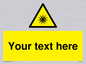 WV5190: Custom Optical Radiation Sign