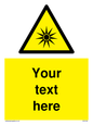 WV5190: Custom Optical Radiation Sign