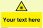 WV5190: Custom Optical Radiation Sign