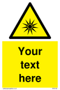WV5190: Custom Optical Radiation Sign