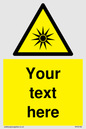 WV5190: Custom Optical Radiation Sign