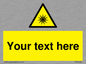 WV5190: Custom Optical Radiation Sign