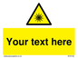 WV5190: Custom Optical Radiation Sign