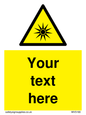 WV5190: Custom Optical Radiation Sign