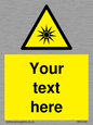 WV5190: Custom Optical Radiation Sign
