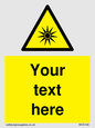 WV5190: Custom Optical Radiation Sign