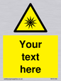 WV5190: Custom Optical Radiation Sign